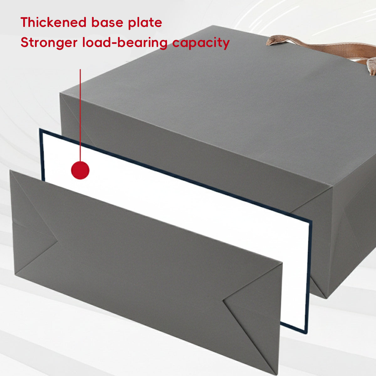 10PCS Durable Paper Gift Bags with Handles for Wedding Party