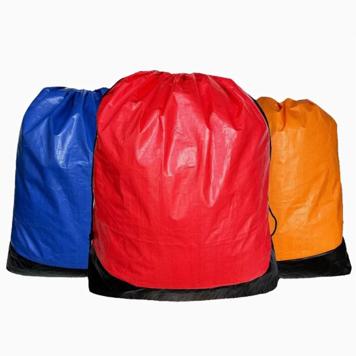 Protect your belongings with this waterproof drawstring moving bag. Made from durable PE fabric, it's spacious, lightweight, and perfect for logistics and storage.