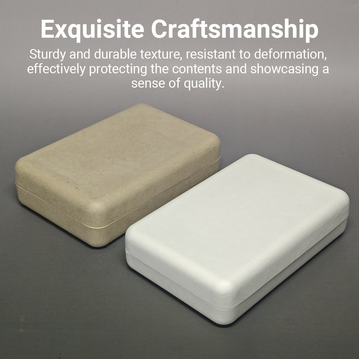 5PCS Jewelry Display Box Paper Plastic Jewelry Gift Box Packaging Protable AU