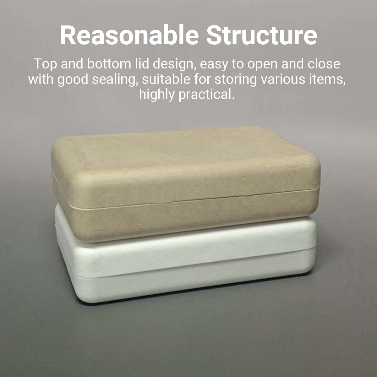 5PCS Jewelry Display Box Paper Plastic Jewelry Gift Box Packaging Protable AU