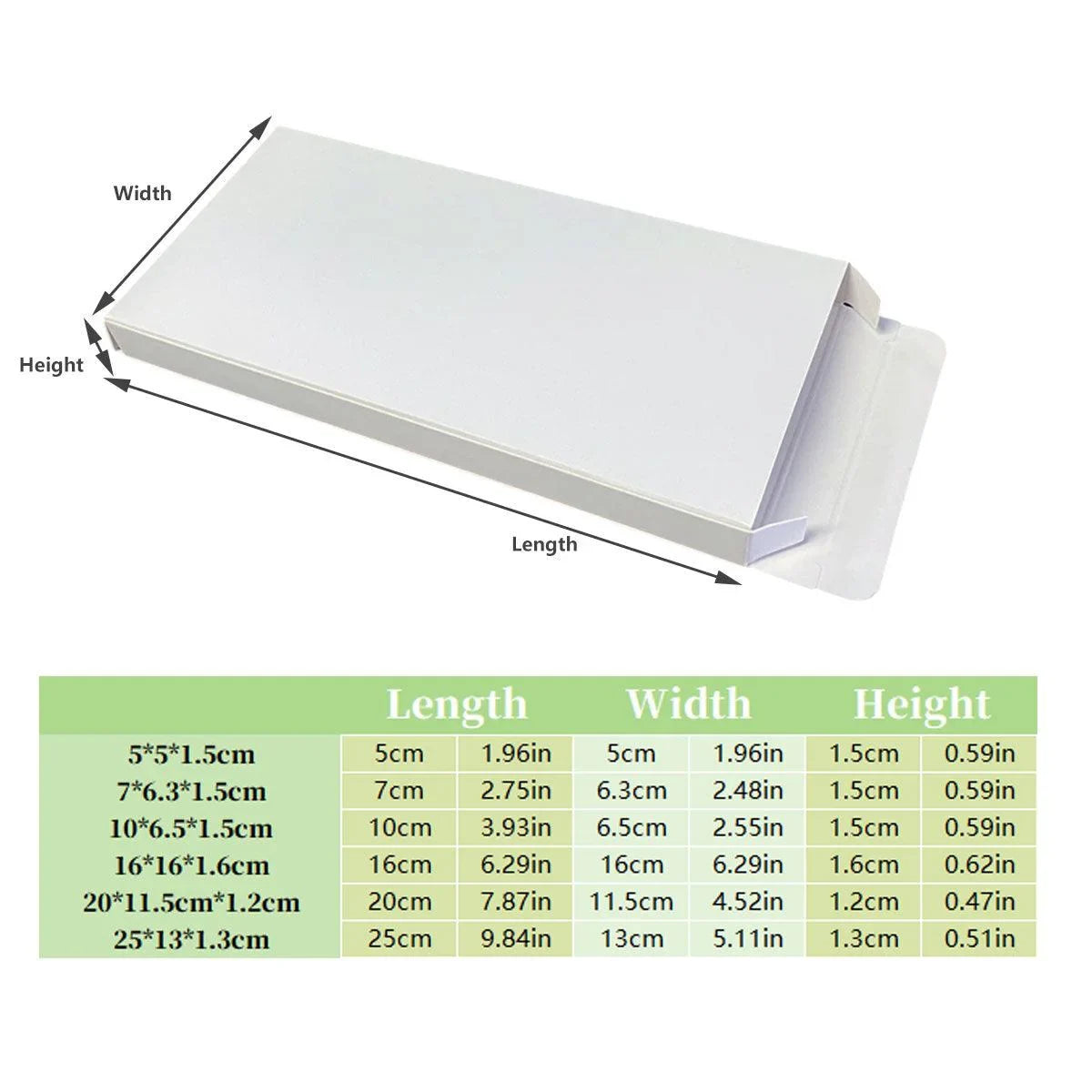 White Cardboard Boxes – Customisable & Flat-Folding Gift Packaging