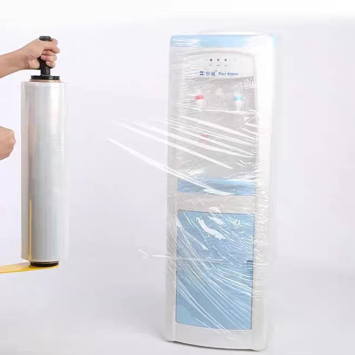 Stretch Film PE Winding Transparent 45cm Wide Logistics Wrap