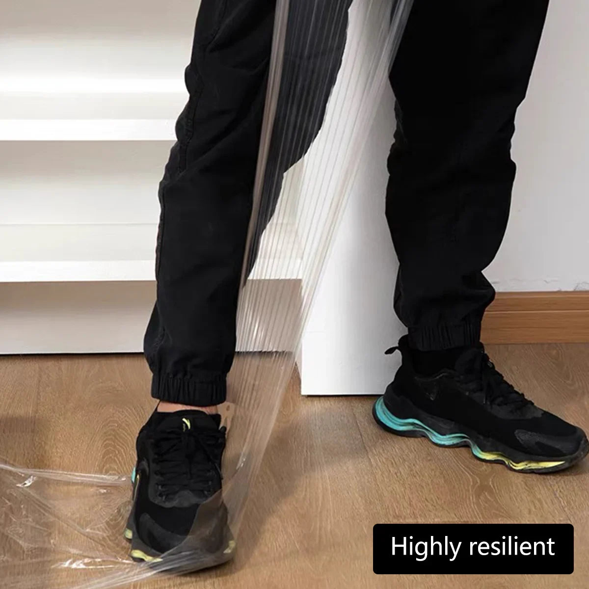 Stretch Film PE Winding Transparent 45cm Wide Logistics Wrap