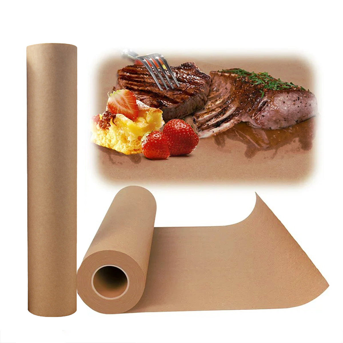 Food Grade Meat Wrapping Paper Heat Resistant Oil Proof Durable