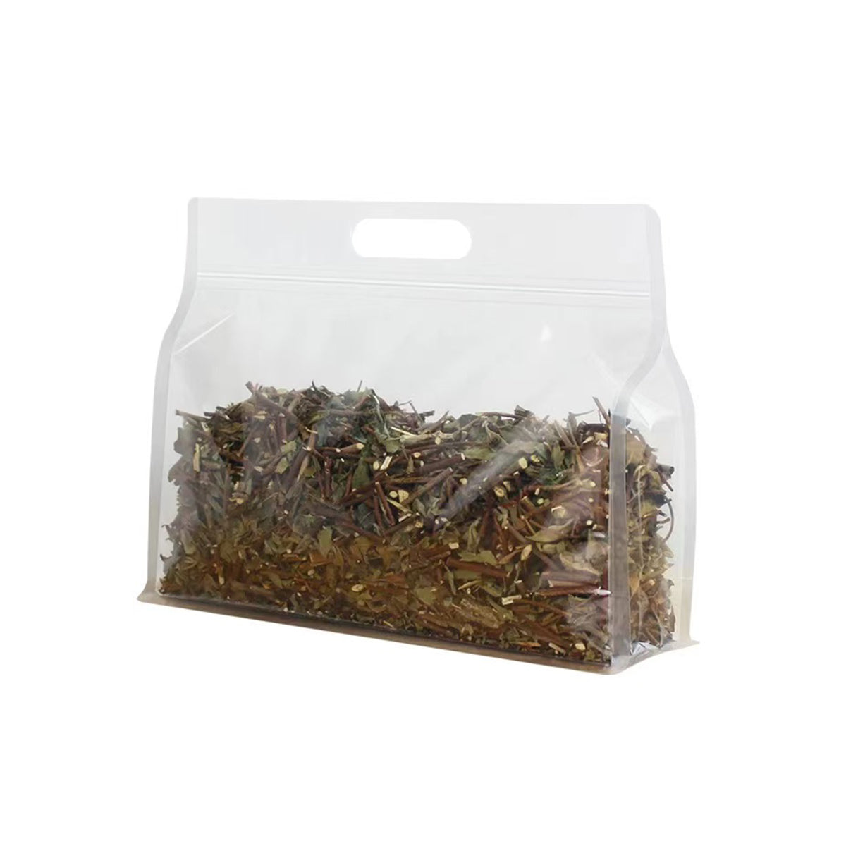 50PCS Clear Zipper Bags Resealable Food Grade Storage for Snacks