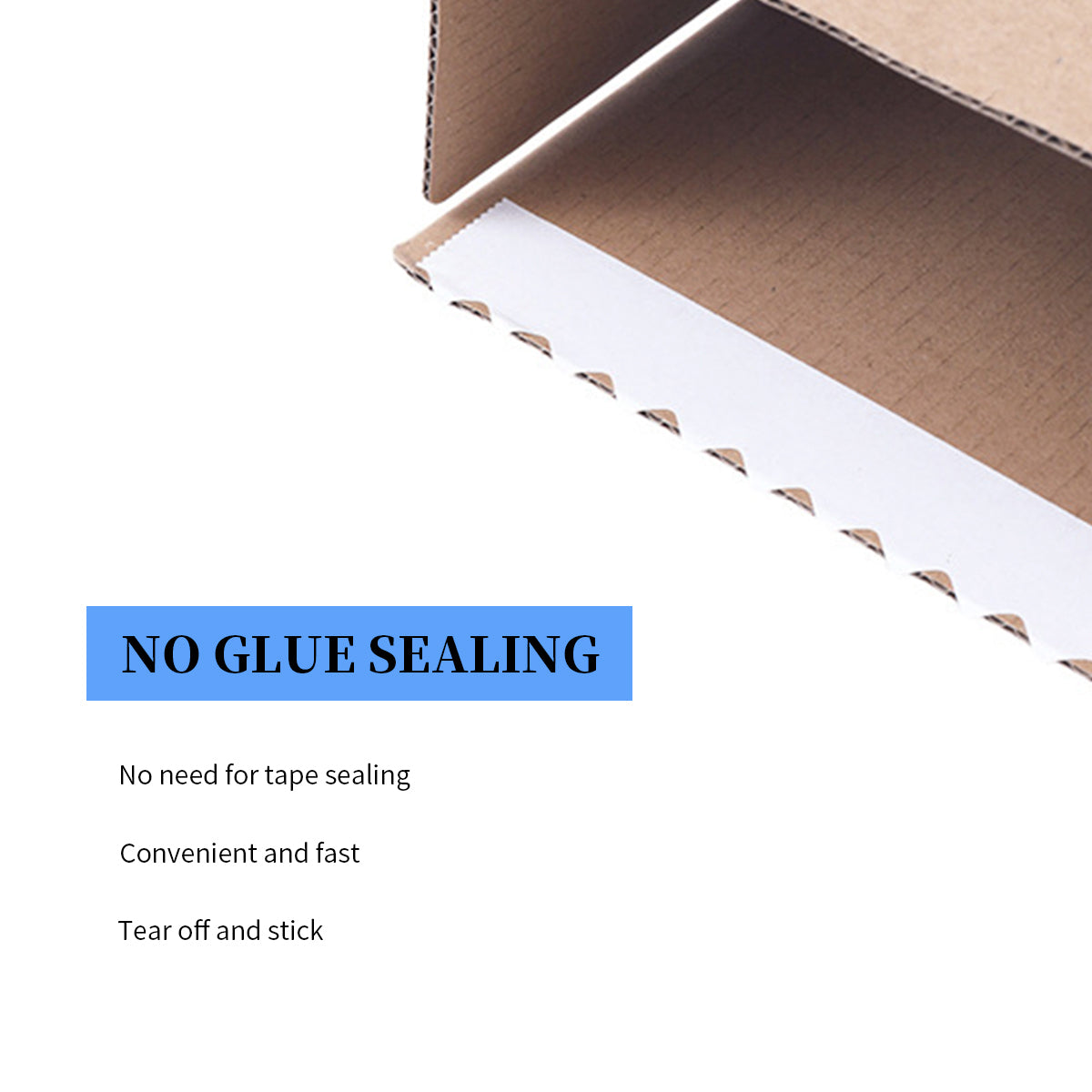 20 PCS Zipper Carton Box Extra Hard Thickened Quick Packaging Durable Sturdy