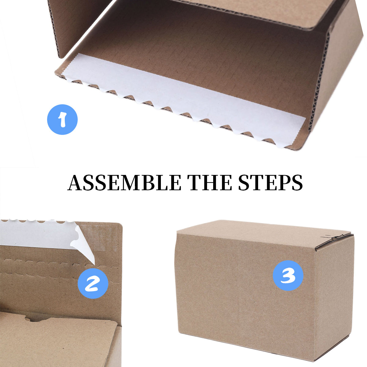 20 PCS Zipper Carton Box Extra Hard Thickened Quick Packaging Durable Sturdy