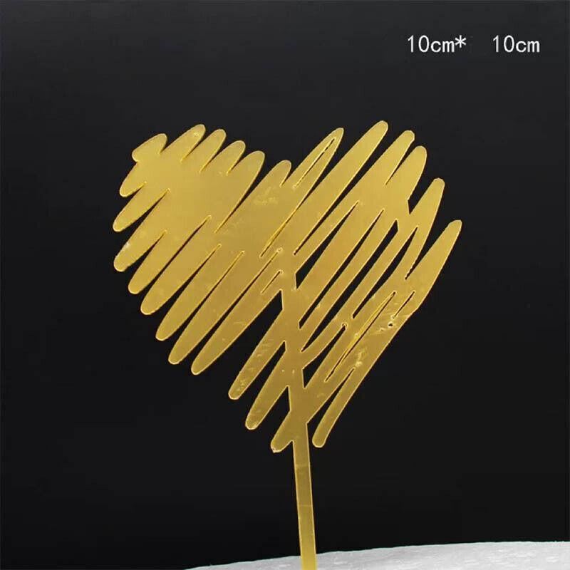 Acrylic Happy Birthday Cake Topper 1PC 36Styles Party Cake Decoration - Discount Packaging Warehouse