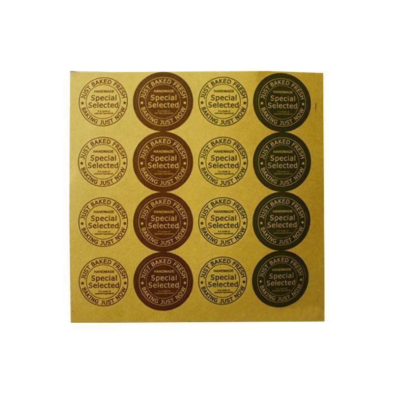 Elegant and durable thank you stickers for gifts and packaging