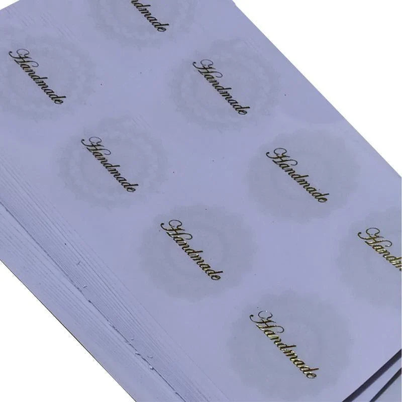 Elegant and durable thank you stickers for gifts and packaging