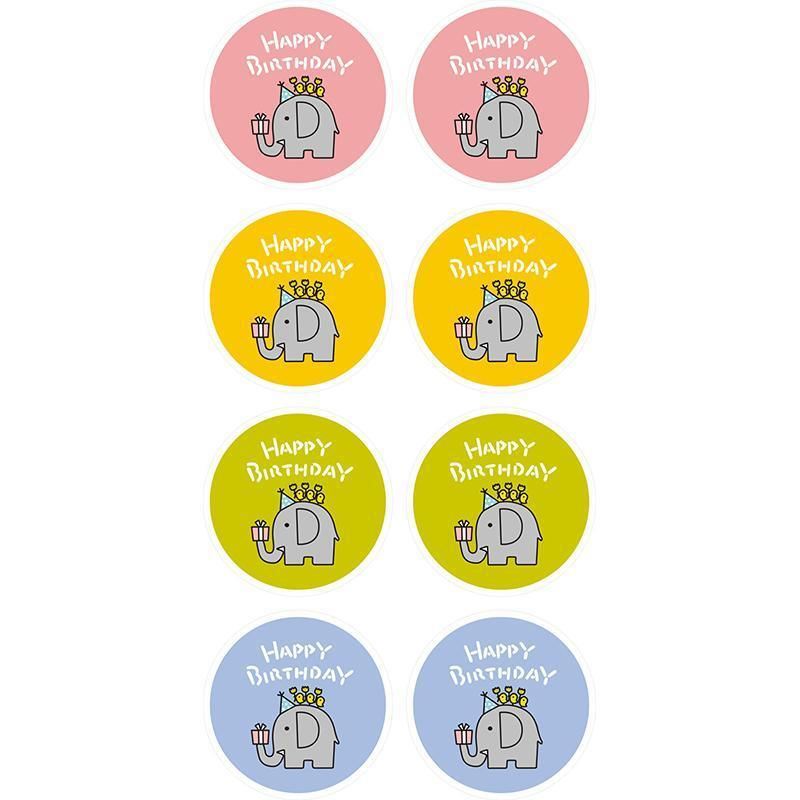 Elegant and durable thank you stickers for gifts and packaging