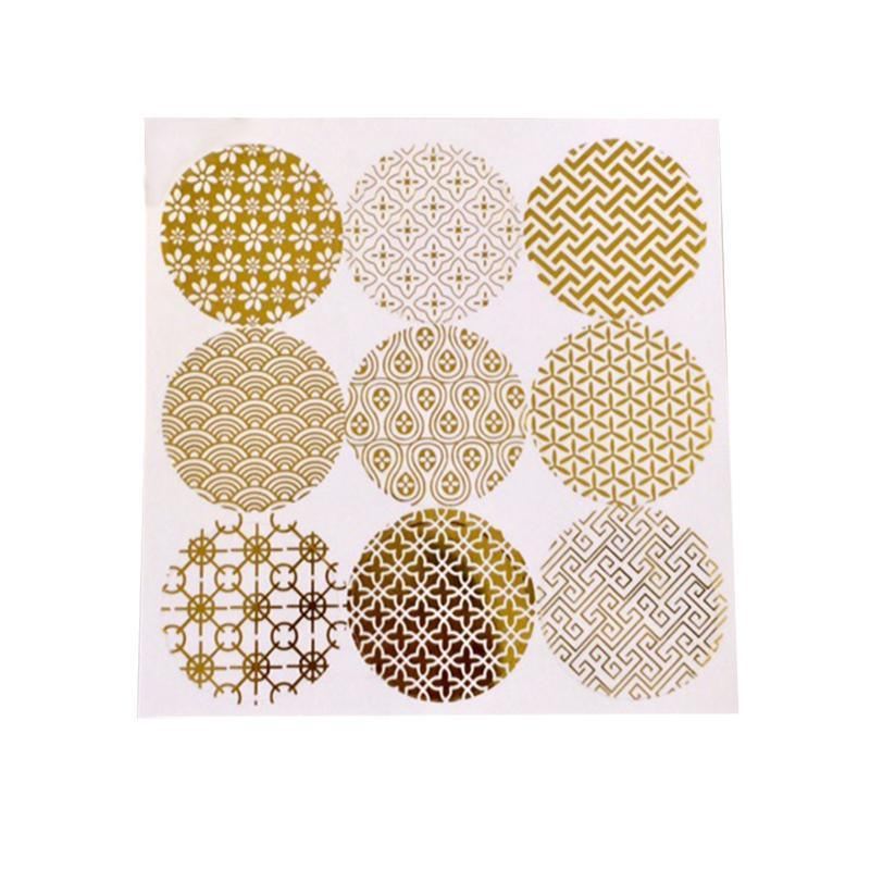 Elegant and durable thank you stickers for gifts and packaging