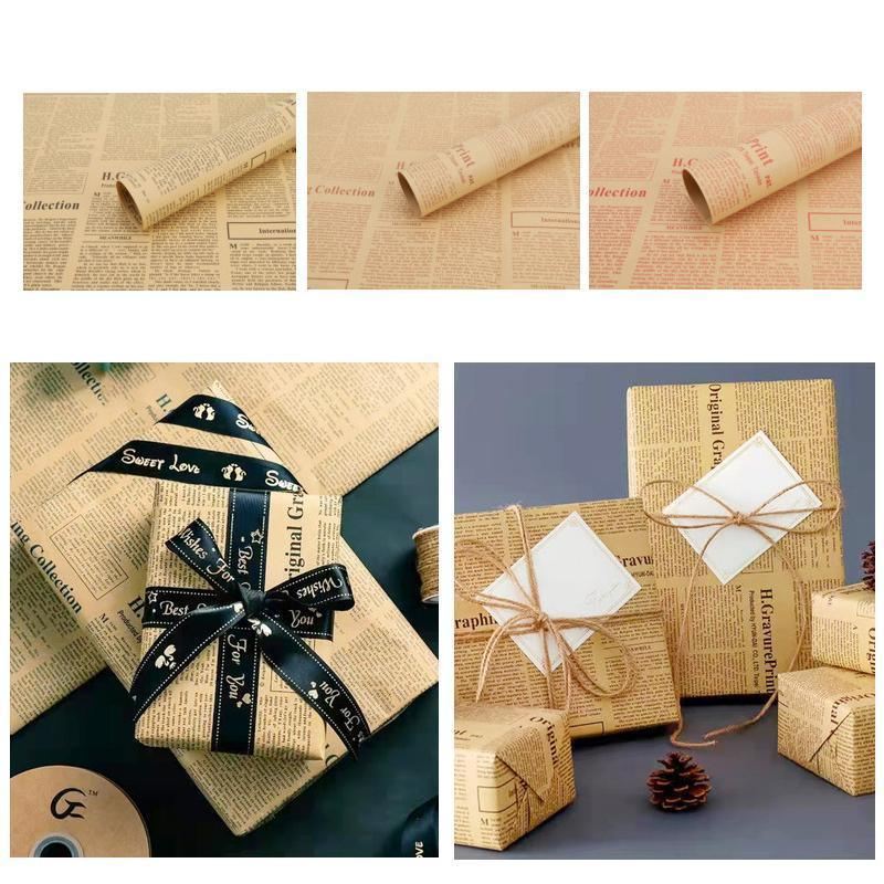 Wrapped gift adorned with elegant gift wrapping paper