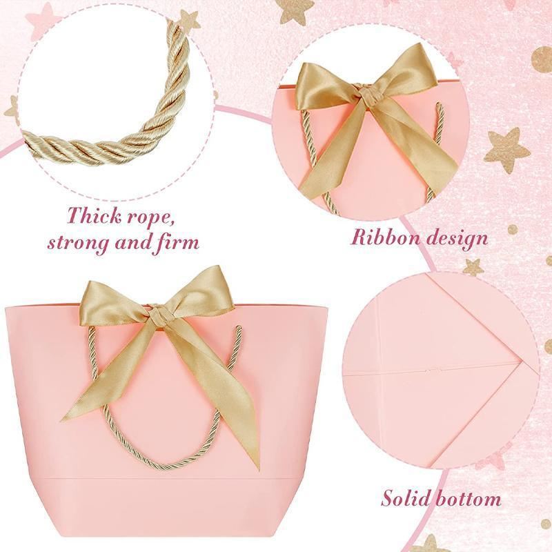 Stylish paper present bags for elegant gift-giving