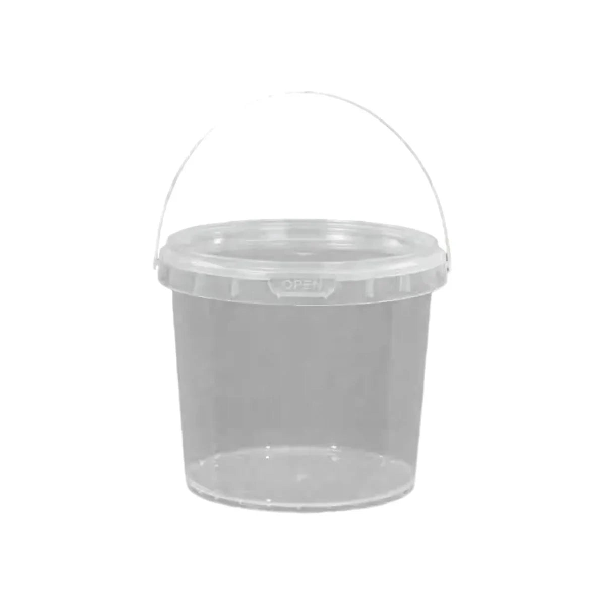 Plastic Round Bucket with Lid 20PCS