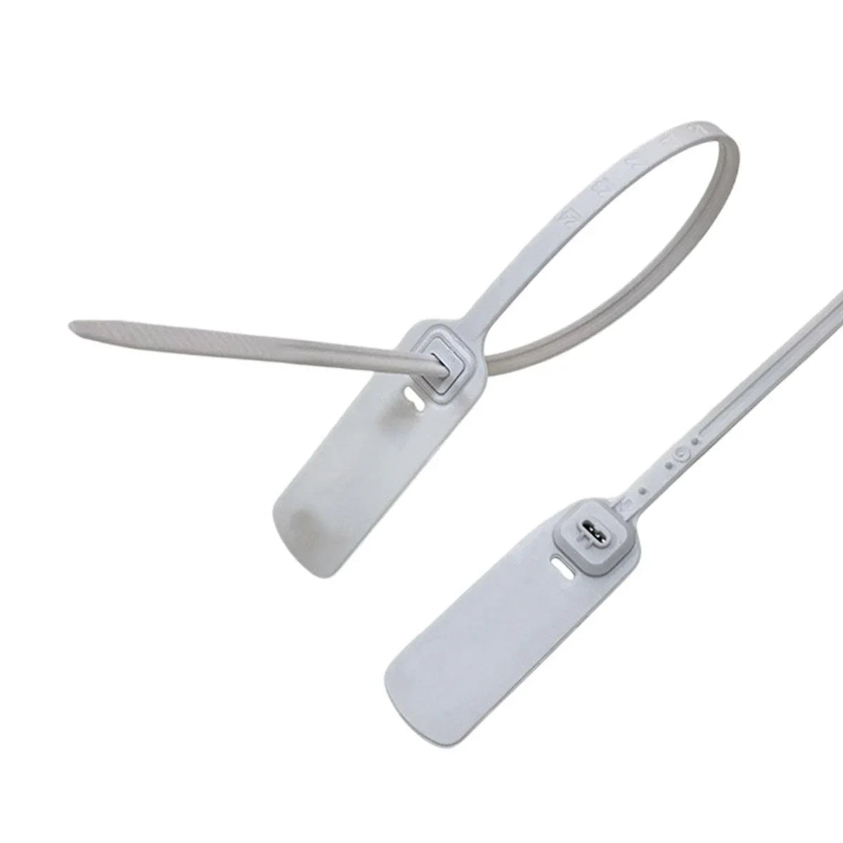 Secure your luggage, cargo, and storage with these durable plastic security seals. Featuring a tamper-evident metal clasp and adjustable fit for reliable protection.