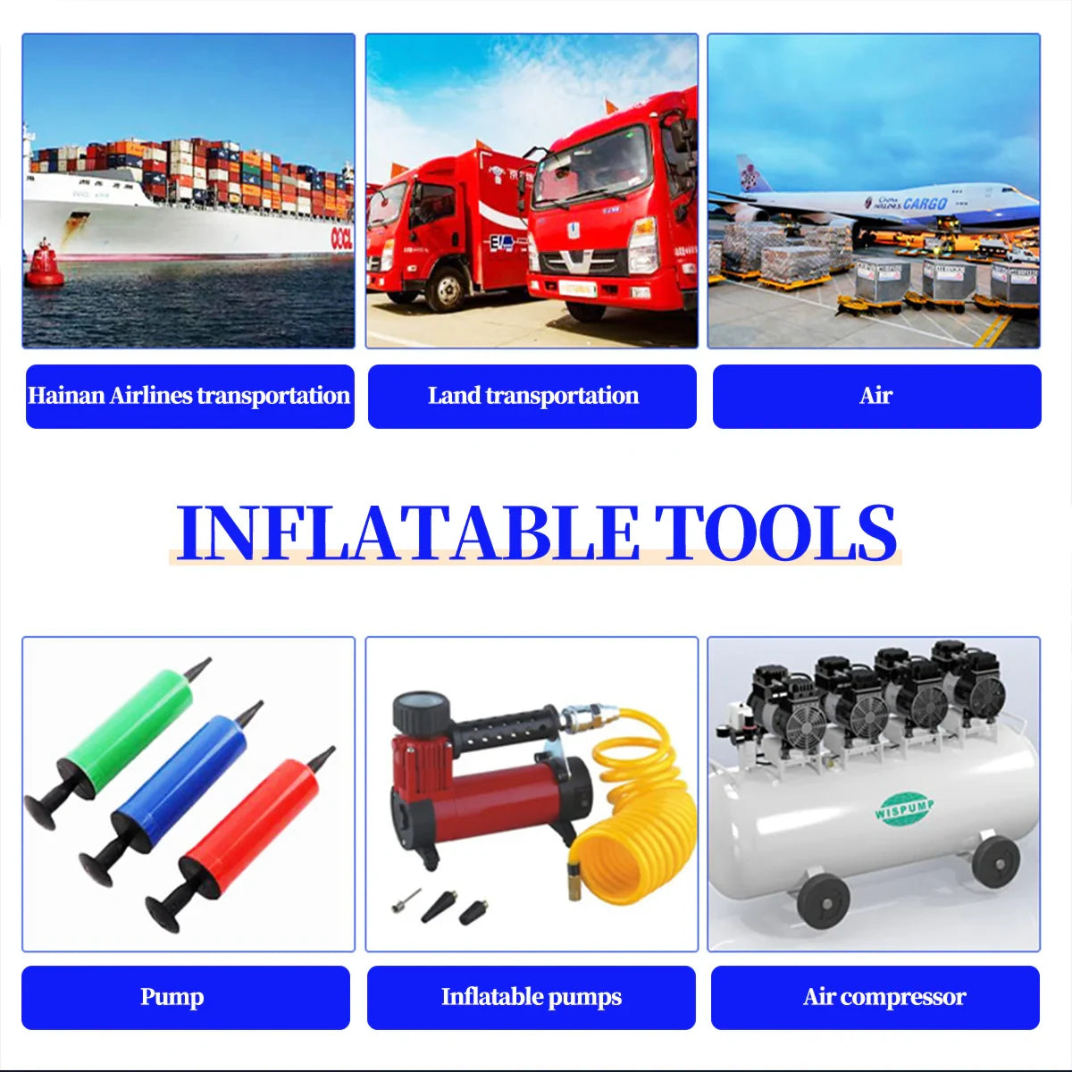 Inflatable Air Column Bags Bubble Wrap Cushioning 100PCS