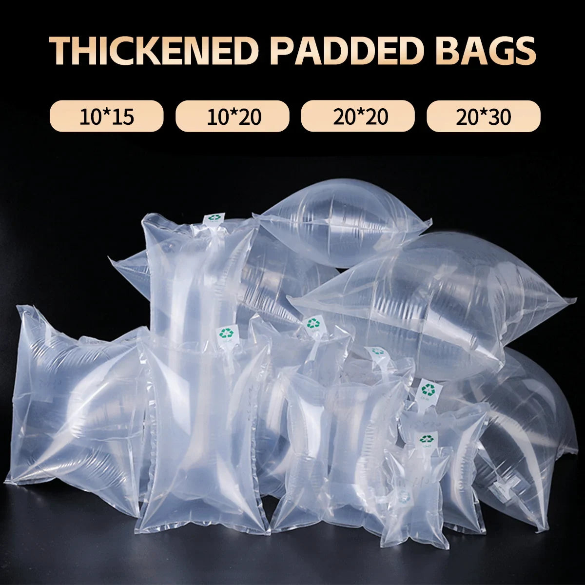 Inflatable Air Column Bags Bubble Wrap Cushioning 100PCS