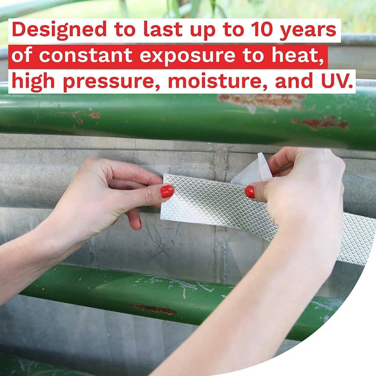 Aluminum Butyl Foil Tape 1-2rolls 4Sizes Waterproof Repair Adhesive Tapes - Discount Packaging Warehouse