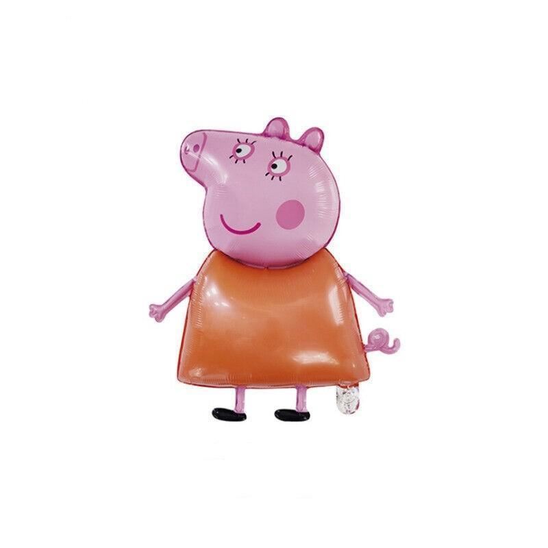Aluminum Film Peppa Pig Balloon 1PC 12Styles Kids Birthday Theme Party Decoration - Discount Packaging Warehouse