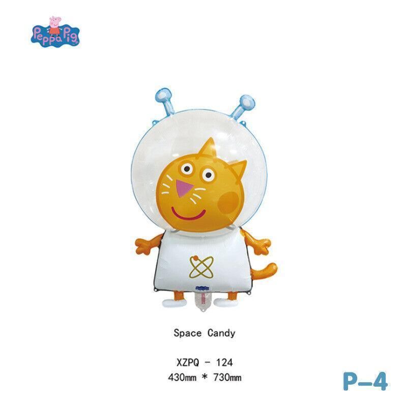 Aluminum Film Peppa Pig Balloon 1PC 12Styles Kids Birthday Theme Party Decoration - Discount Packaging Warehouse