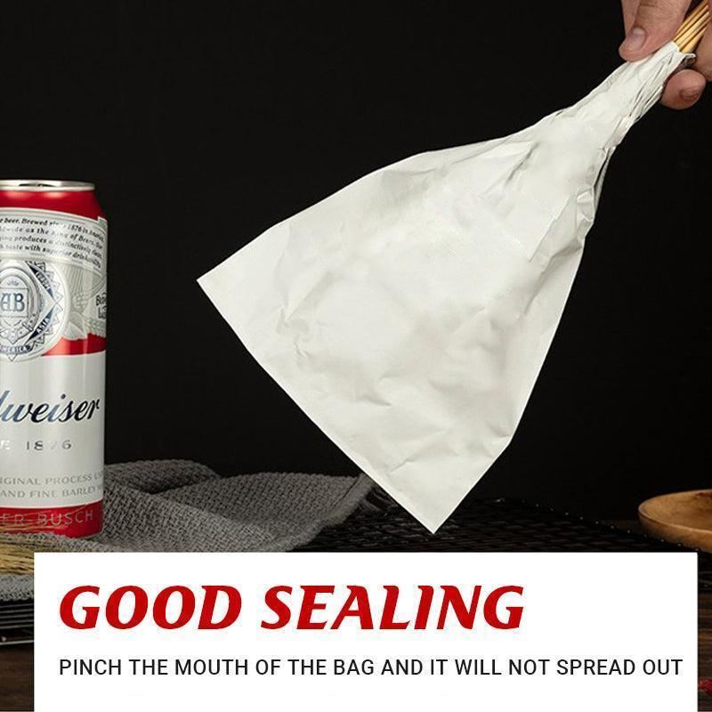 Premium kebab bags keeping food fresh and hot.