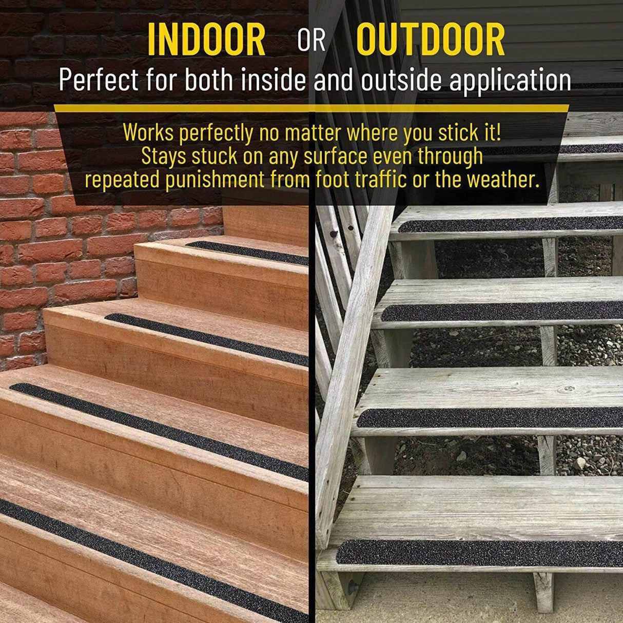 Anti-Slip Tape 1-2ROLL(S) 2Sizes 3Colours High Grip Adhesive - Discount Packaging Warehouse