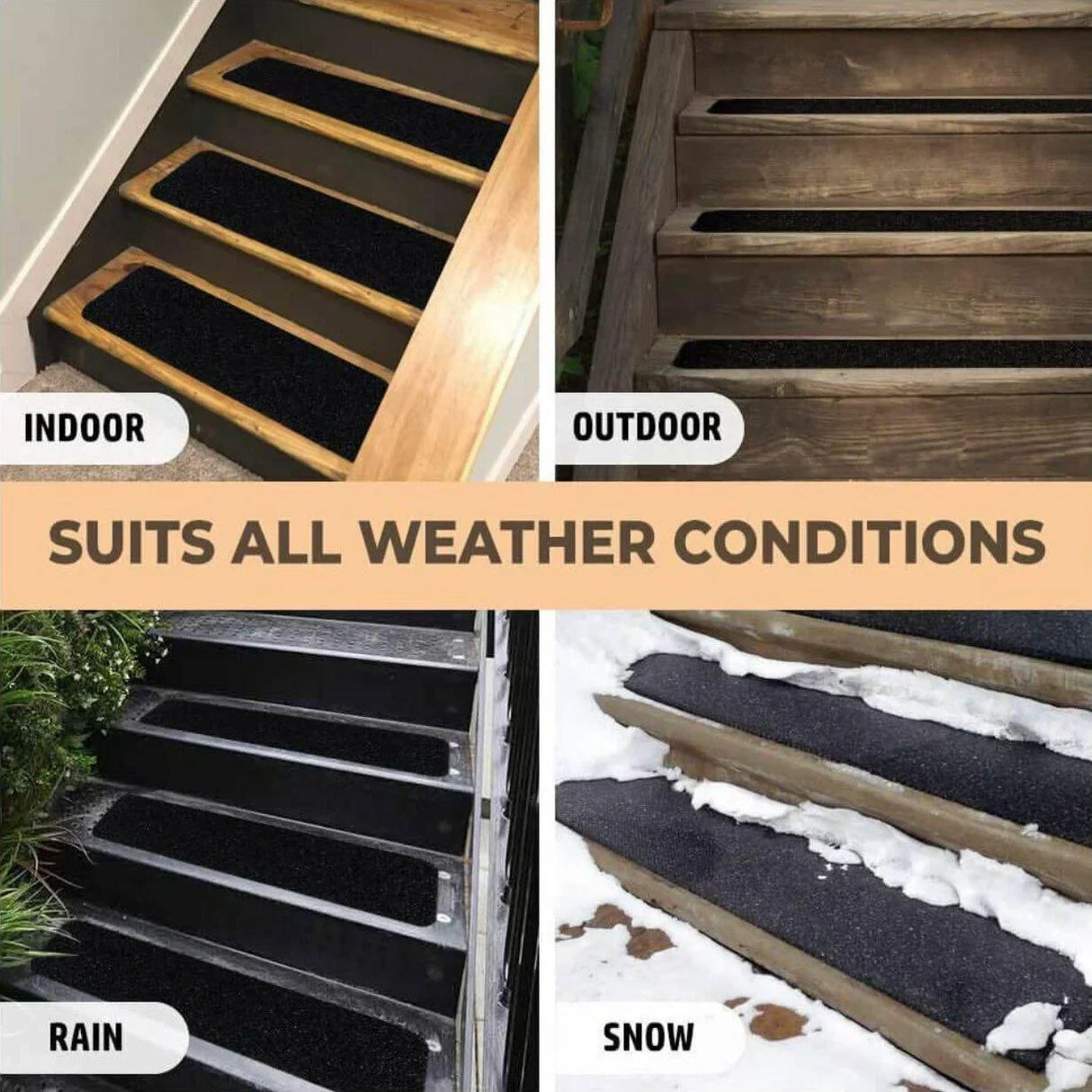 Anti-Slip Tape 1-2ROLL(S) 2Sizes 3Colours High Grip Adhesive - Discount Packaging Warehouse