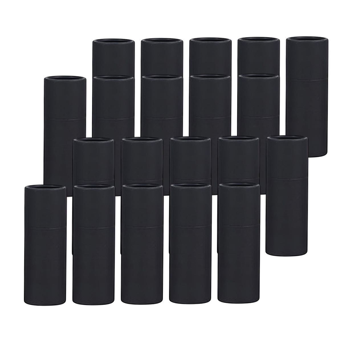 20PCS Kraft Paper Storage Tubes with Lid for Tea Essential Oil Packaging