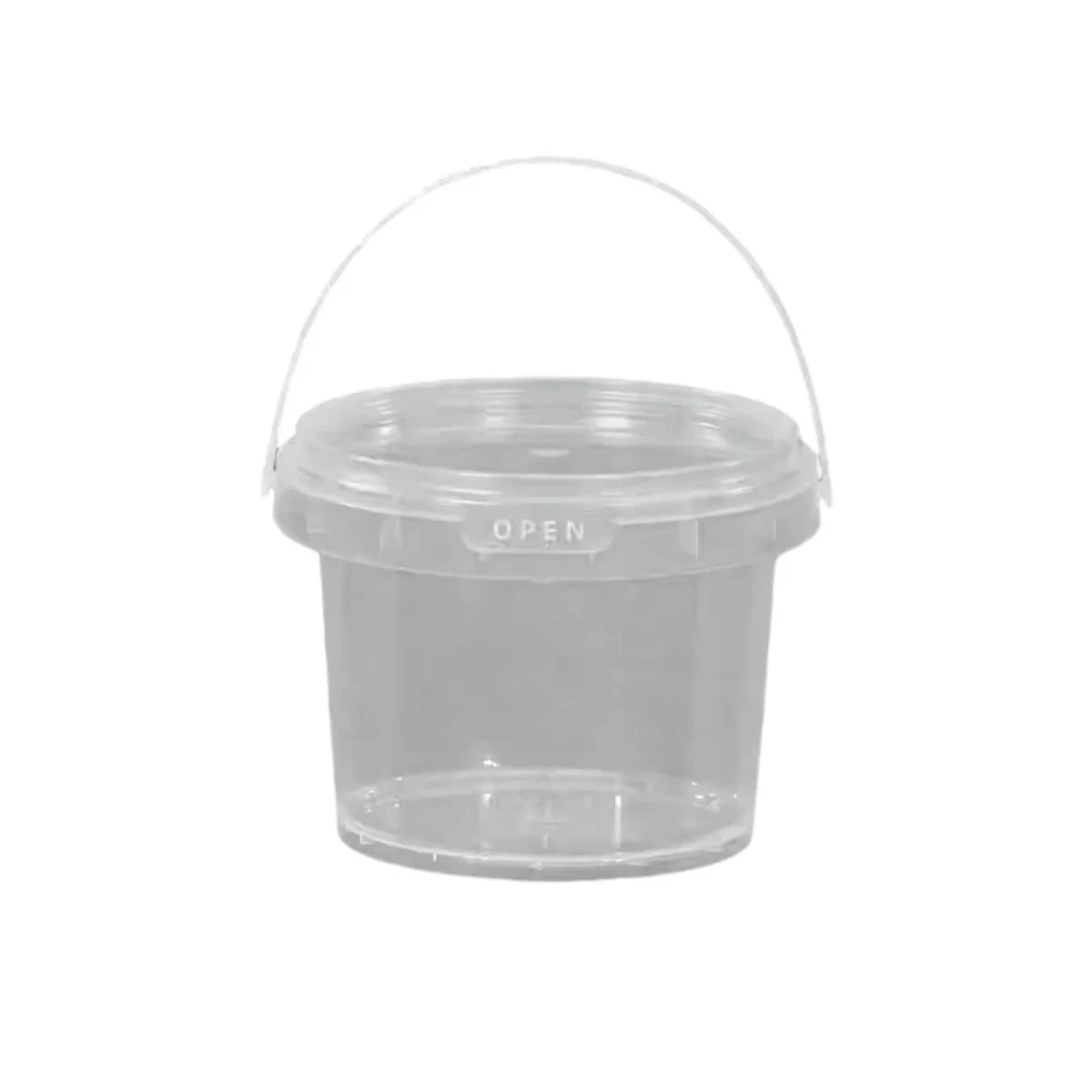 Plastic Round Bucket with Lid 20PCS