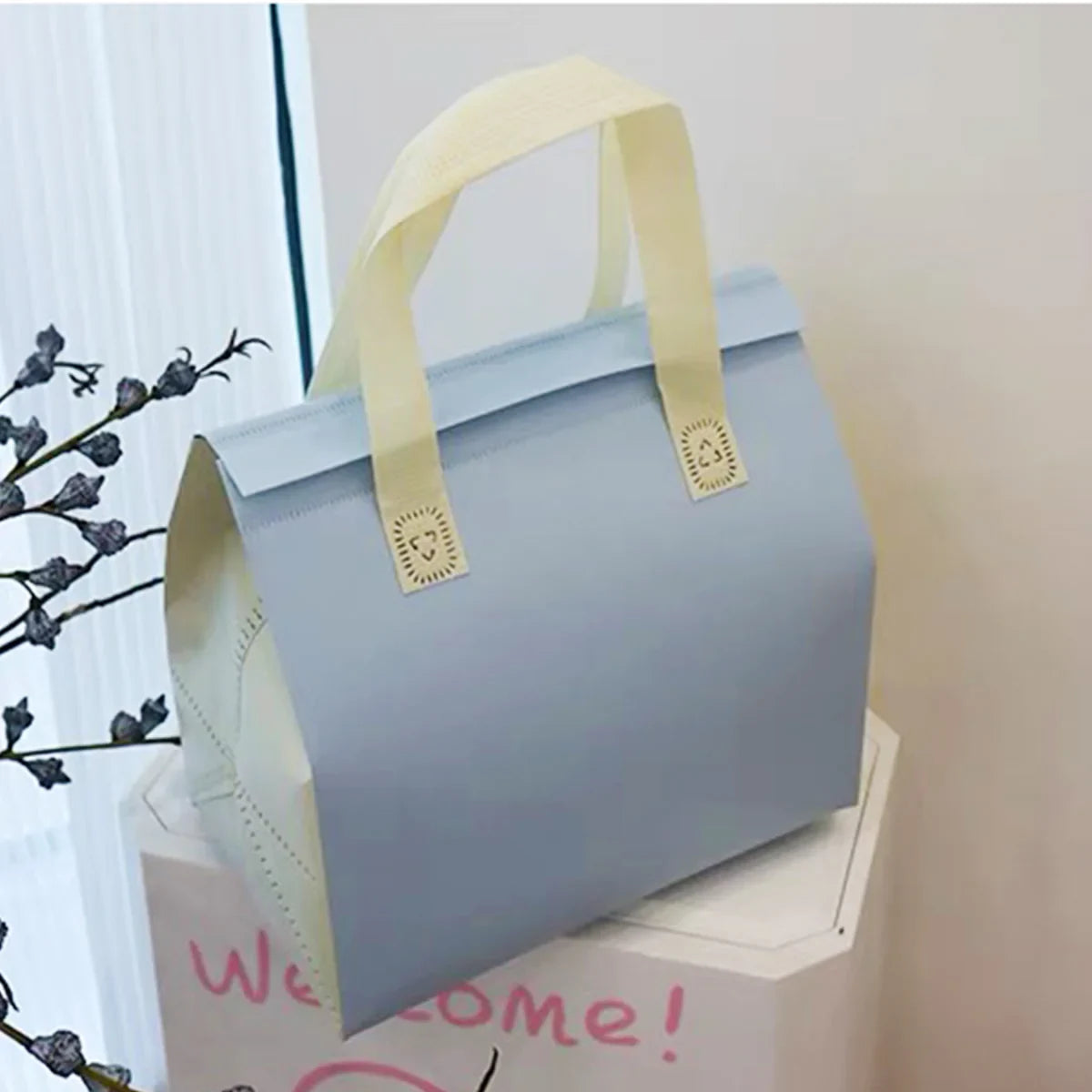 50pcs Thermal Insulated Packaging Bags for Milk Tea Cake