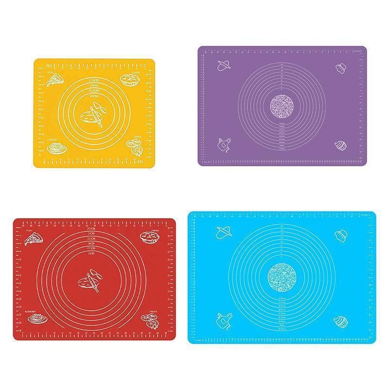 Baking Mat 1PC 6Colours 4Sizes Non-Stick Silicone Baking Fondant Sheet - Discount Packaging Warehouse