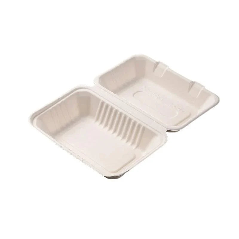 Durable and convenient take away boxes for food packaging.