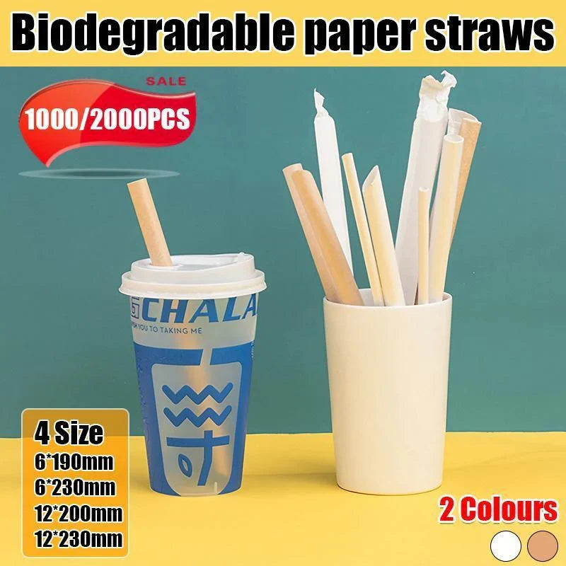 Eco-friendly and stylish paper straws for any occasion.