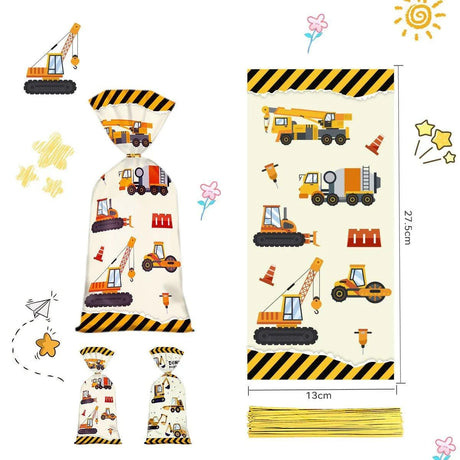 Boost Your Party Fun with These Engineering Vehicle Cookie Bags