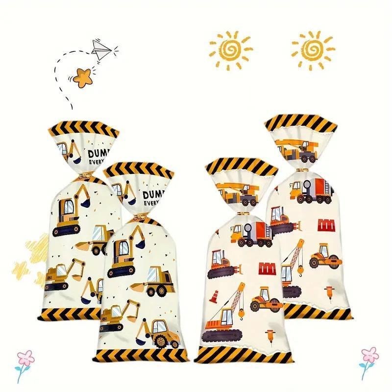 Boost Your Party Fun with These Engineering Vehicle Cookie Bags