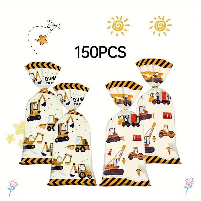 Boost Your Party Fun with These Engineering Vehicle Cookie Bags