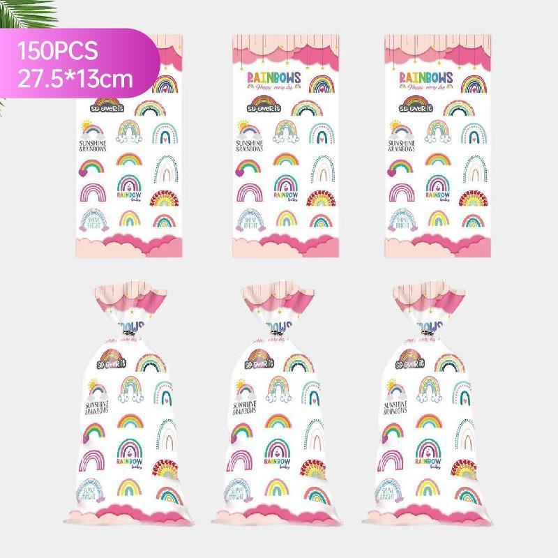 Brighten Your Party with Rainbow Themed Cookie Bags