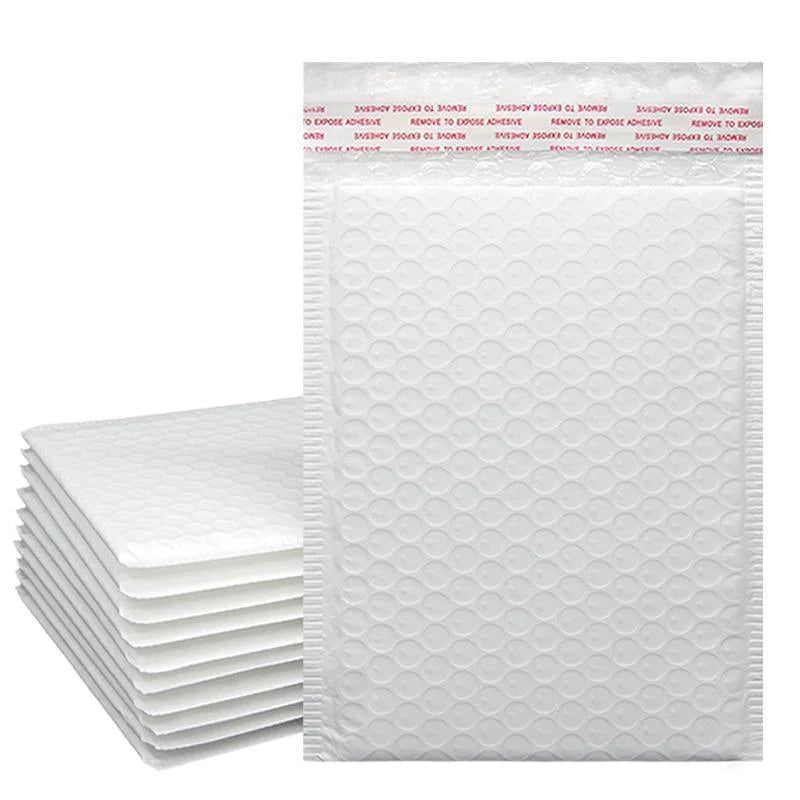 Bubble Padded Envelopes 25PCS 16Sizes White Self Sealing Cushioned Satchel - Discount Packaging Warehouse