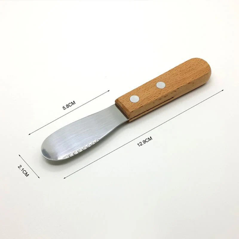 Butter Knife 2PCS 12.9x2.1cm Cheese Slicer Stainless Steel - Discount Packaging Warehouse