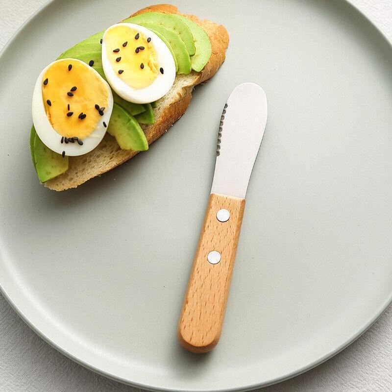 Butter Knife 2PCS 12.9x2.1cm Cheese Slicer Stainless Steel - Discount Packaging Warehouse