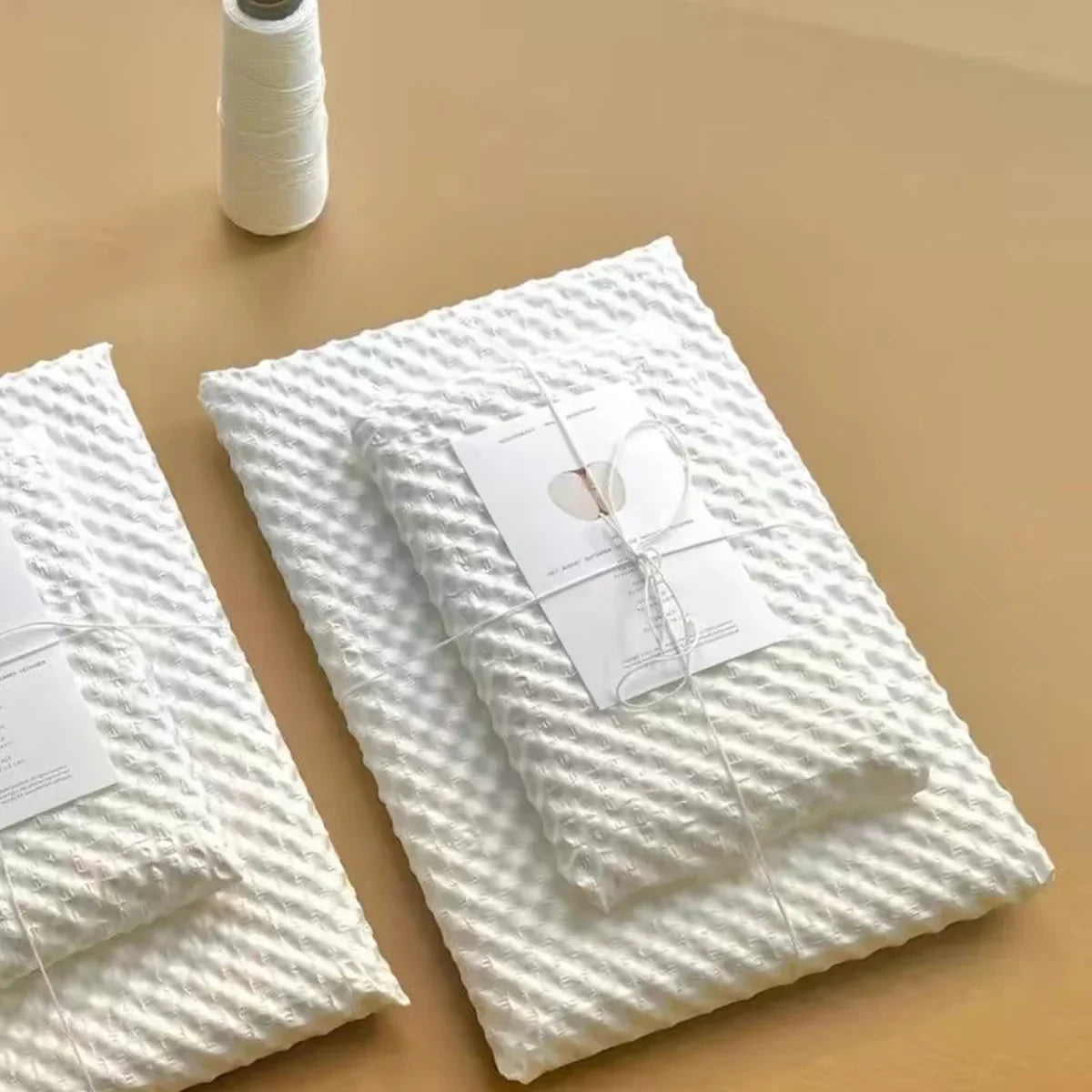 White Kraft Paper Roll Degradable Bubble Wrap Packaging