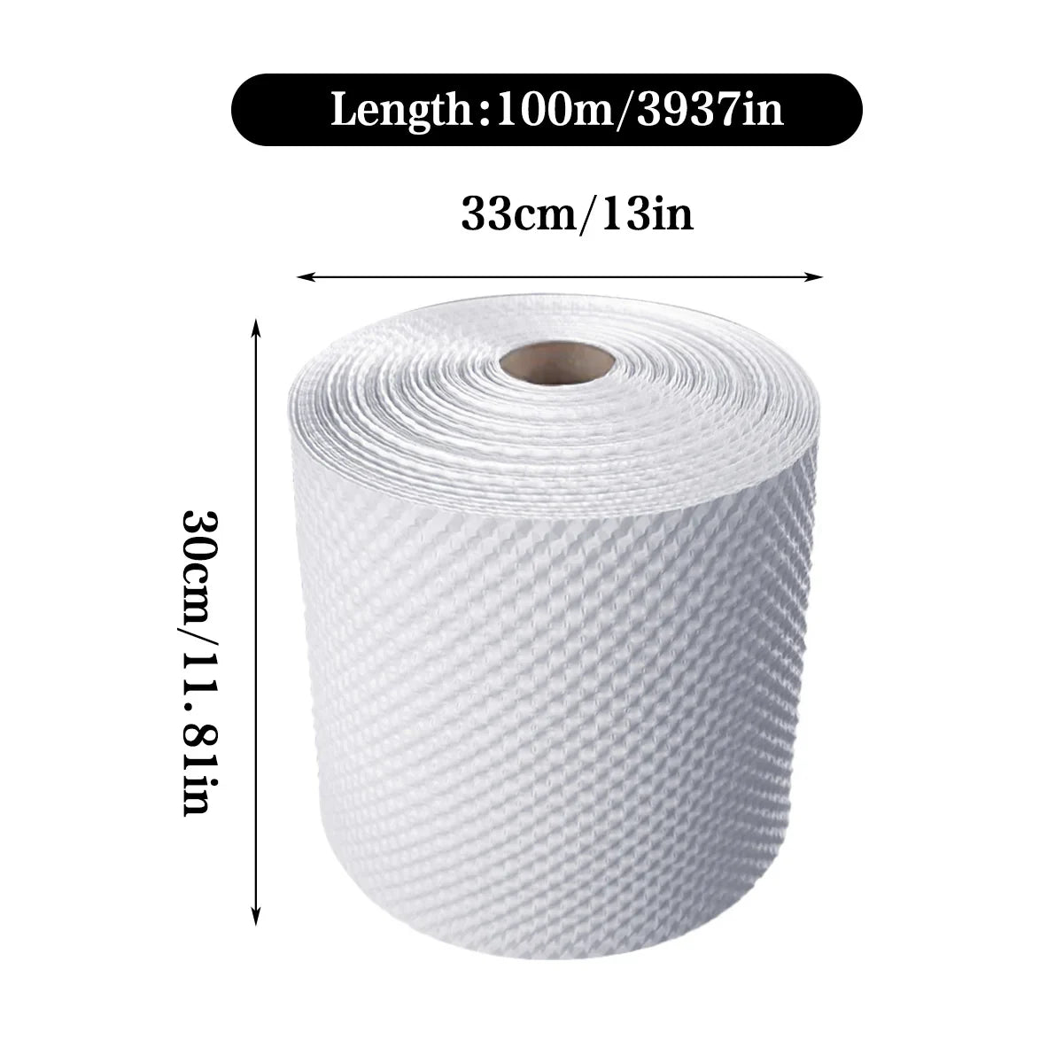 White Kraft Paper Roll Degradable Bubble Wrap Packaging