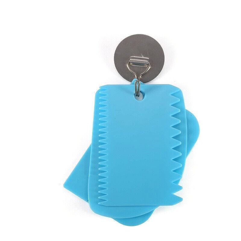 Cake Baking Tools 3PCS 4Colours Dough Cutter Icing Scraper Cake Smoother - Discount Packaging Warehouse