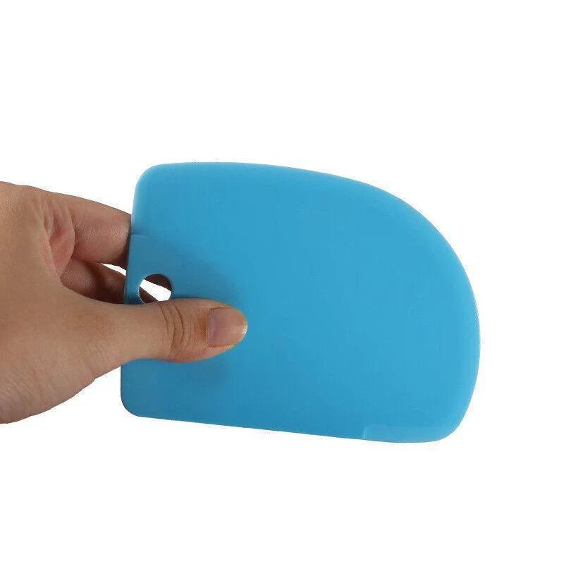 Cake Baking Tools 3PCS 4Colours Dough Cutter Icing Scraper Cake Smoother - Discount Packaging Warehouse