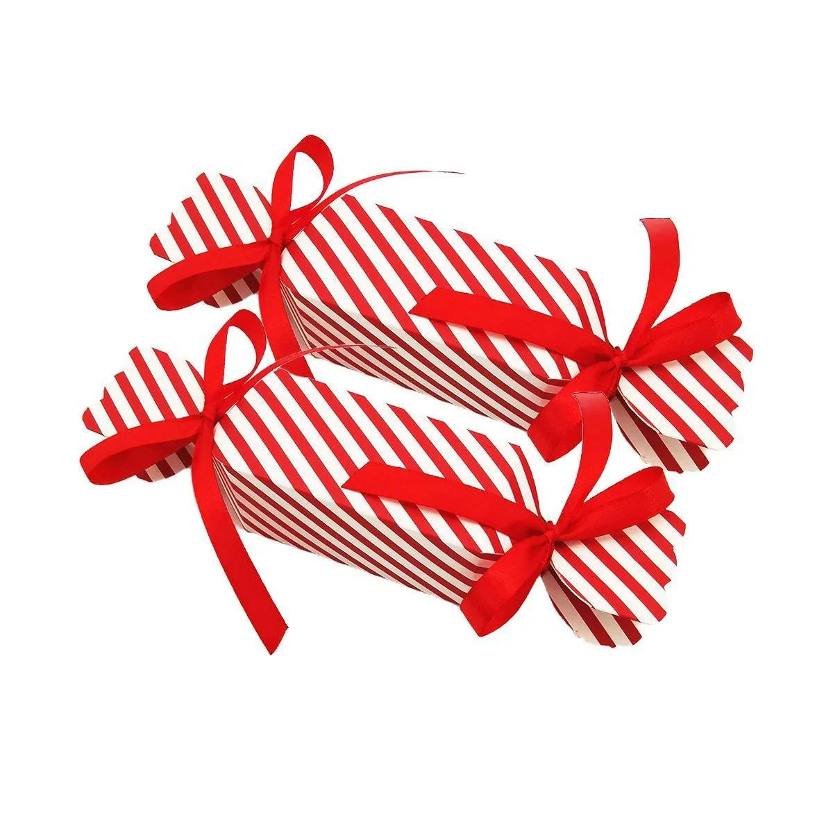 Candy Shaped Gift Box 50PCS Paper with 100PCS Ribbons for Gifts