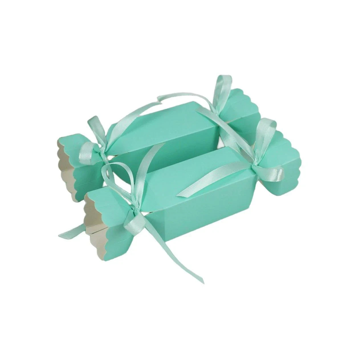 Candy Shaped Gift Box 50PCS Paper with 100PCS Ribbons for Gifts