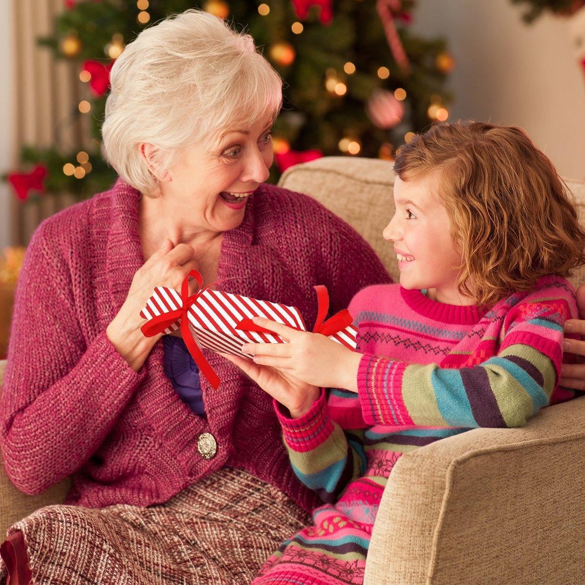 Candy Shaped Gift Box 50PCS Paper with 100PCS Ribbons for Gifts