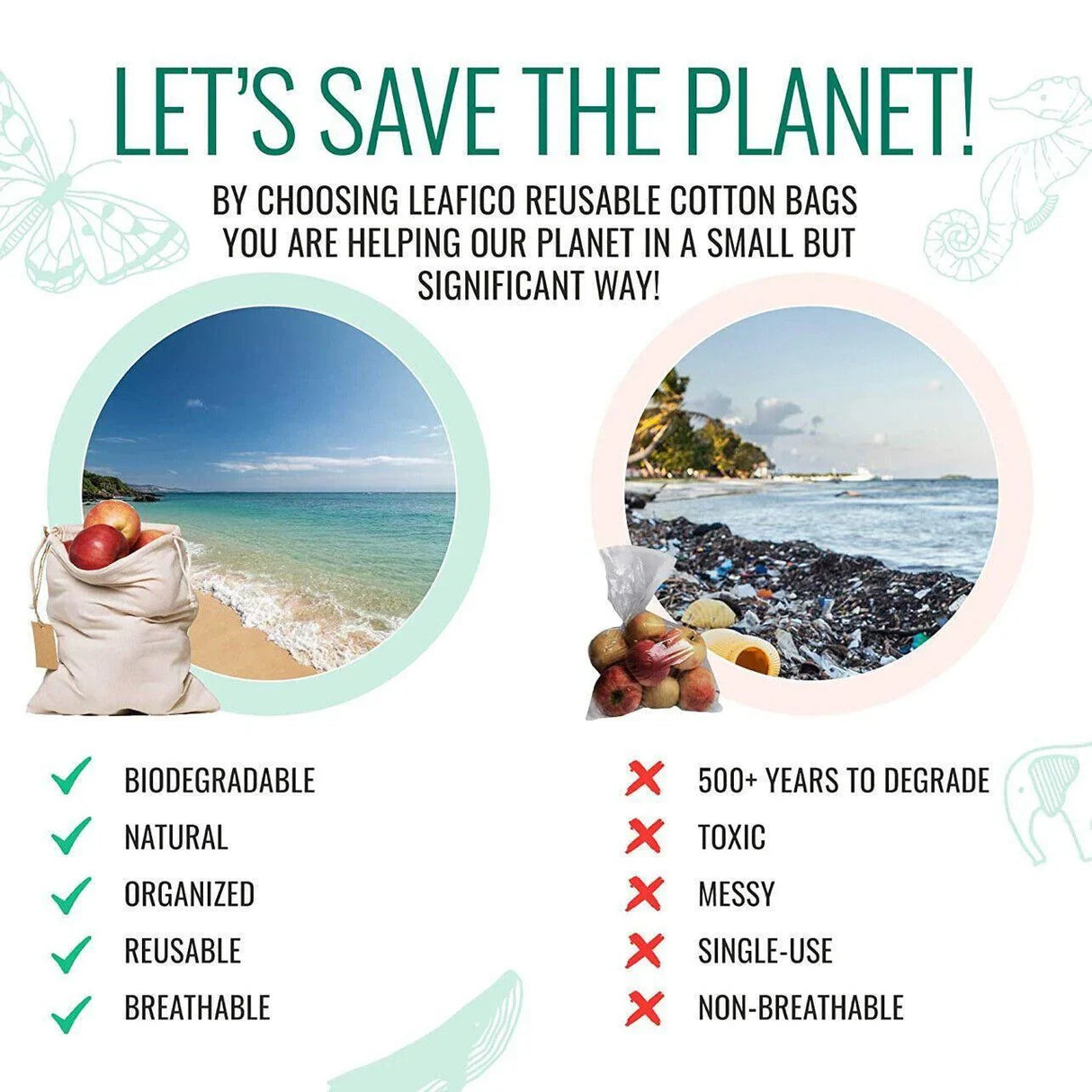 Canvas Bags 10-100pcs Drawstring Storage Bag - Discount Packaging Warehouse