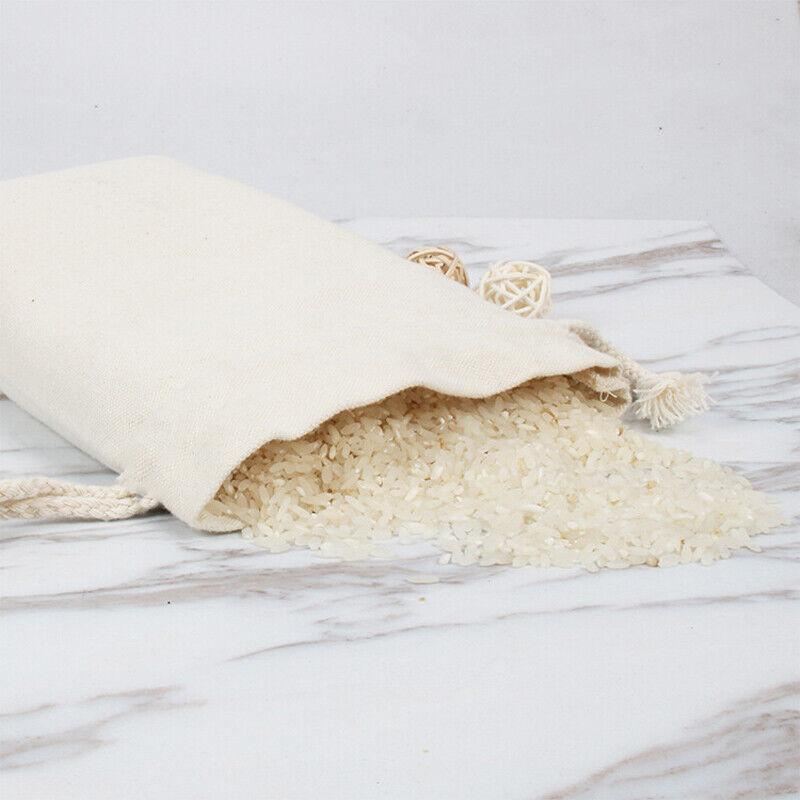 Canvas Bags 10-100pcs Drawstring Storage Bag - Discount Packaging Warehouse